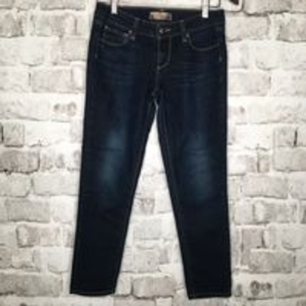 Paige Roxie Women's Size 25 Jeans Capri Cropped Straight Denim Dark Wash